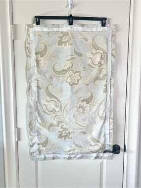 Eastern Accents King Pillow Sham - Blue & Beige Paisley Luxury Bedding - 40x25